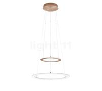 Hell Mica Suspension LED or rose Ce luminaire comporte des modules à LED prémontés de classes énergétiques A A++, A+, A