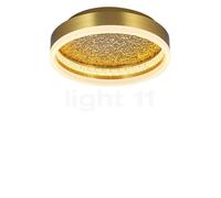 Hell Moon Plafonnier LED laiton - 30 cm Ce luminaire comporte des modules à LED prémontés de classes énergétiques A A++, A+, A