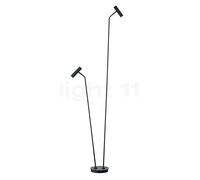 Hell Tom Lampadaire LED 2 foyers noir - 180 cm Ce luminaire comporte des modules à LED prémontés de classes énergétiques A A++, A+, A