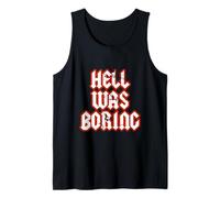 Hell Was Boring Gothique Grunge Diable Satan Egirl Eboy Débardeur