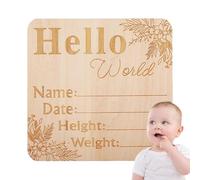 hell0 w0rld newb0rn Sign | Beautiful babby Announcement Sign
