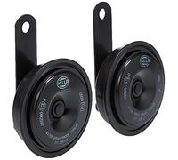 HELLA 011225802 Kit de klaxon à disque BX, noir 77 mm, 12 V (ajustement universel)