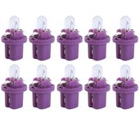 Hella 10x Ampoule 12V 0,4W BX8,5d Violet A Culot en Plastique Bax Tacho-Lampe