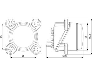 HELLA 1B0015050-001 Ballast. lampe à décharge