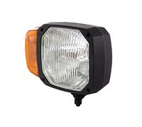 HELLA 1Ea 328 450-521 Halogène-Projecteur Principal - 24V - Montage Encastré - Couleur Du Voyant: Jaune - Fiche: Fiche Deutsch - Avant Droite
