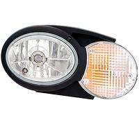 HELLA 1EB 996 167-187 Halogène-Projecteur principal - Combi 120 - 12/24V - Chiffre de référence: 12.5 - Montage en saillie/Montage encastré - disperseur limpide - 6pôle - droite - Unité d'emballage -