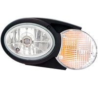 HELLA 1EB 996 167-187 Halogène-Projecteur principal - Combi 120 - 12/24V - Chiffre de référence: 12.5 - Montage en saillie/Montage encastré - disperseur limpide - 6pôle - droite - Unité d'emballage -