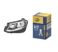 Hella 1Eg 012 076-051 Halogène-Projecteur Principal Pour Circulation À Droite - Avant Gauche + Ampoule - H7 - Performance Up To 120% - 12V - 55W - Type De Culot: Px26D - Boîte