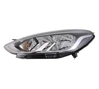 HELLA 1EG 354 857-011 Phare principal halogène - Pour Ford Fiesta VII (HJ, HF) - Chromé - ECE - Pour circulation droite - Gauche