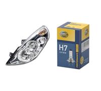 Hella 1ER 010 117-101 FF/Halogène-Projecteur principal - droite + 8Gh 223 498-031 Ampoule - H7 - Performance Up To 120% - 12V - 55W - Type De Culot: Px26D - Boîte - Quantité: 1