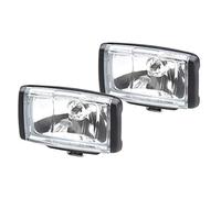 Hella Kit de projecteurs longue portée Comet FF 450 12V rectangulaire, disperseur limpide, lot de 2