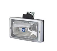 HELLA 1Fe 006 300-001 Halogène-Projecteur Longue Portée - Jumbo 220 - 24/12V - Rectangulaire - Chiffre De Référence: 37.5 - Vissé - Disperseur À Motifs - Couleur Du Voyant: Limpide - Gauche/Droite