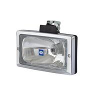 HELLA 1Fe 006 300-001 Halogène-Projecteur Longue Portée - Jumbo 220 - 24/12V - Rectangulaire - Chiffre De Référence: 37.5 - Vissé - Disperseur À Motifs - Couleur Du Voyant: Limpide - Gauche/Droite
