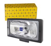 HELLA 1Fe 006 300-121 Halogène-Projecteur Longue Portée - Jumbo 220 - 12/24V - Rectangulaire - Chiffre De Référence: 37.5 - Vissé - Disperseur À Motifs - Couleur Du Voyant: Limpide - Gauche/Droite