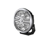 Hella 1FJ 357 198-001 LED-Projecteur longue portée - Blade Chrom 7" - 12/24V - rond - Chiffre de référence: 25 - limpide - Couleur lumineuse: blanc - Câble: 500mm - côté frontal
