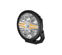 Hella 1FJ 357 198-071 LED-Projecteur longue portée - Blade Black 7" - 12/24V - rond - Chiffre de référence: 50 - limpide - Couleur lumineuse: blanc/ambre - Câble: 500mm - côté frontal
