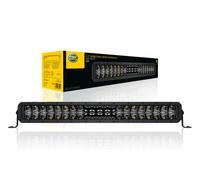 Hella 1FJ 358 196-601 Projecteur LED Black Magic 21,5" - 12/24 V - Double version - Numéro de référence : 45 - Raccord/vis - Couleur de la vitre : transparent - Câble: 2000 mm - Avant