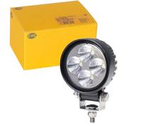 HELLA 1G0 357 000-011 Led-Projecteur De Travail - R600 - 12/24V | 500 lm - vissé/montage - Support de montage orientable - Éclairage de champ proche - Câble : 2000 mm - Prise : extrémités