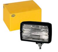 HELLA 1GA 005 060-001 Phare de travail Halogène - Master 5060 - 12/24V | Montage en saillie/vissé - debout/pendu - Éclairage à grd rayon luminieux - Fiche: Fiche plate