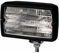 HELLA 1GA 005 060-037 Phare de travail Halogène - Master 5060 - 12/24V - Montage en saillie/vissé - debout/pendu - Éclairage à grd rayon luminieux - Fiche: Fiche plate