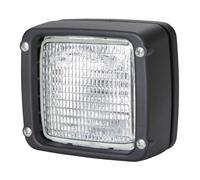 HELLA 1Ga 007 506-431 Halogène-Projecteur De Travail - Ultra Beam - 24V - Montage Encastré/Raccord Fileté - Fixation En Quatre Points - Éclairage Du Champs Proche - Fiche: Amp