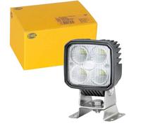HELLA 1GA 996 284-171 LED-Projecteur de travail - Q90 compact - 12/24V - 1200lm - Montage en saillie/Étrier de fixation - pendu/debout - Éclairage du champs proche - Câble: 500mm