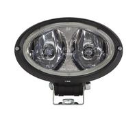 HELLA 1Ga 996 361-011 Halogène-Projecteur De Travail - Oval 100 - 24V - Montage En Saillie/Vissé - Debout/Support De Montage Pivotant - Éclairage À Grd Rayon Luminieux - Fiche: Amp