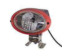 HELLA 1Ga 996 461-311 Xénon-Projecteur De Travail - Oval 100 Powerpack - 12V - Montage En Saillie/Raccord Fileté - Fixation En Quatre Points - Éclairage Du Champs Proche - Câble: 500Mm - Fiche: Amp