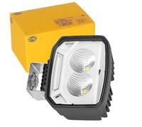 HELLA 1GA 996 588-011 Phare de Travail LED - Power Beam S - 12/24V - 1000lm - support de montage pivotant/pendu/debout - Éclairage à grd rayon luminieux - Fiche: Fiche DEUTSCH - Quantité: 1