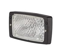 HELLA 1GB 006 213-111 Phare de travail Halogène - Modul 6213 - 24/12V - 1000lm - Montage encastré/Raccord fileté - Fixation en deux points - Éclairage du champs proche - Fiche: Fiche plate