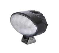 HELLA 1GB 996 386-002 Phare de Travail LED - Oval 90 - 24/12V - 2000lm - Montage en saillie/vissé - support de montage pivotant - Éclairage du champs proche - Câble: 200mm - Fiche: Fiche DEUTSCH