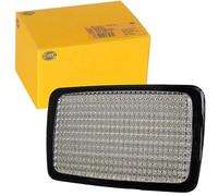 HELLA 1GD 996 193-001 Phare de Travail LED - Flat Beam 1000 - 24/12V - 1100lm - debout - Éclairage du champs proche - Câble: 2000mm - Fiche: extrémités de câble ouvertes
