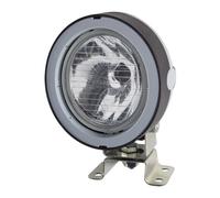 HELLA 1Gm 996 134-071 Halogène-Projecteur De Travail - Mega Beam - 12/24V - Étrier De Fixation - Fixation En Quatre Points - Éclairage À Grd Rayon Luminieux - Fiche: Amp