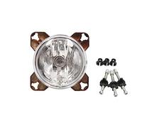 HELLA 1K0 008 191-047 FF/Halogène-Optique, projecteur longue portée - 90mm Essential - 24V - rond - Chiffre de référence: 12.5 - Montage encastré - disperseur limpide - gauche/droite - Unité d'emballa