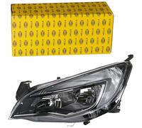 HELLA 1LG 010 011-691 FF/Halogène Projecteur principal - pour p.e. Vauxhall Astra Mk VI (J) (P10) - Sport, SXI, SRI - noir/chrome - ECE - pour circulation à gauche - gauche