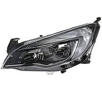 HELLA 1LG 010 011-691 FF/Halogène Projecteur principal - pour p.e. Vauxhall Astra Mk VI (J) (P10) - Sport, SXI, SRI - noir/chrome - ECE - pour circulation à gauche - gauche