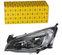 HELLA 1LG 010 011-701 FF/Halogène Projecteur principal - pour p.e. Vauxhall Astra Mk VI (J) (P10) - Sport, SXI, SRI - chrome/noir - ECE - pour circulation à gauche - droite
