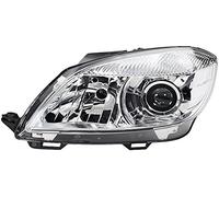 HELLA 1LL 010 417-401 FF/Halogène/DE-Projecteur principal - pour p.e. Skoda Fabia II (542) - chrome - ECE - pour circulation à gauche - droite