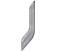HELLA 2Ba 013 333-041 Feu Clignotant - Shapeline Style Wing - Led - 12/24V - Vissé/Montage En Saillie - Couleur Du Voyant: Limpide - Fiche: Amp - 2Pôle - Arrière Droite - Quantité: 1