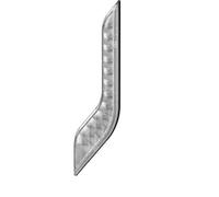 HELLA 2Ba 013 334-041 Feu Clignotant - Shapeline Style Wing - Led - 24/12V - Vissé/Montage En Saillie - Couleur Du Voyant: Limpide - Fiche: Amp - 2Pôle - Avant Droite - Quantité: 1