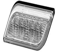 HELLA 2Ba 013 335-091 Feu Clignotant - Shapeline Style Slim - Led - 12/24V - Vissé/Montage En Saillie - Couleur Du Voyant: Limpide - Fiche: Amp - 2Pôle - Avant Gauche - Quantité: 1