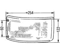 HELLA 2BA004119-001 Disperseur. feu arrière