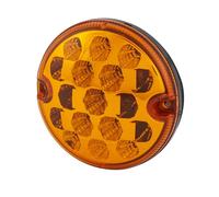 HELLA Valuefit 2Ba 357 028-021 Feu Clignotant - Led - 24/12V - Montage En Saillie/Vissé - Fiche: Extrémités De Câble Ouvertes - Quantité: 1