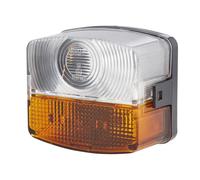 HELLA Feu clignotant - Halogène - 12V / 24V - Montage en saillie/Raccord fileté - Fiche: Fiche plate - gauche - Quantité: 1 - 2BE 003 182-091