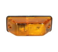HELLA 2BM 006 692-017 Feu clignotant supplémentaire - Illumination - 12/24V - Montage en saillie - Couleur du voyant: jaune - gauche/Montage en saillie latéral