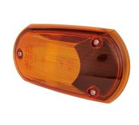 HELLA 2Bm 008 355-001 Feu Clignotant Supplémentaire - Halogène - 12/24V - Raccord Fileté - Couleur Du Voyant: Jaune - Fiche: Mâle - Montage En Saillie Latéral - Quantité: 1
