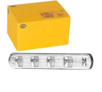 HELLA 2Bm 011 788-051 Feu Clignotant Supplémentaire - Led - 12V - Montage En Saillie/Collé - Couleur Du Voyant: Limpide - Couleur Led: Jaune - Fiche: Amp - Montage En Saillie Latéral - Quantité: 1