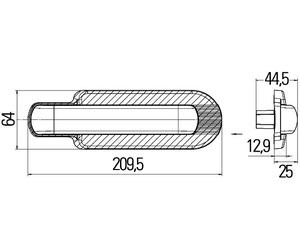 HELLA 2BM011788-021 Feu arrière