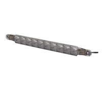 HELLA Feu stop additionnel - LED - 12V - vissé/Montage en saillie - Couleur du voyant: gris fumée - Câble: 3000mm - Fiche: extrémités de câble ouvertes - arrière - 2DA 343 106-021