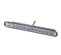 HELLA 2Da 959 071-037 Feu Stop Additionnel - Led - 12V - Montage Encastré - Couleur Du Voyant: Limpide - Couleur Led: Rouge - Câble: 2500Mm - Fiche: Extrémités De Câble Ouvertes - Arrière